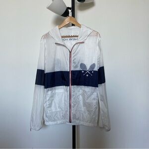 Thom Browne Tennis-Themed Nylon Windbreaker